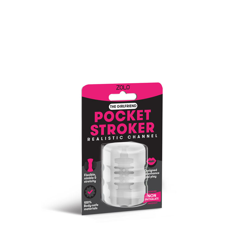 Zolo Girlfriend Pocket Stroker - Clear Mini Stroker - Just for you desires