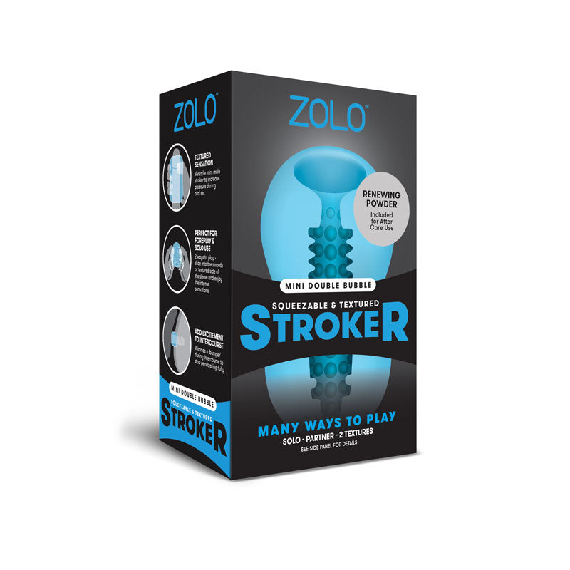 Zolo Mini Double Bubble Stroker - Blue Mini Stroker - Just for you desires