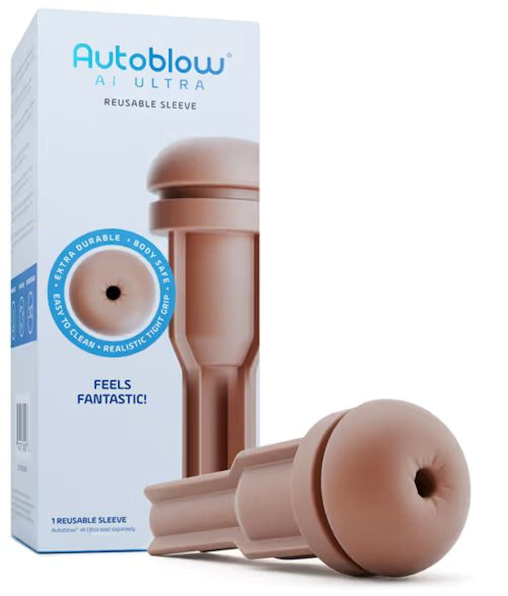Autoblow AI Ultra Anus Sleeve - Brown - 89.000000 - Just for you desires