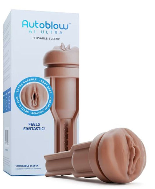 Autoblow AI Ultra Vagina Sleeve - Brown - 89.000000 - Just for you desires
