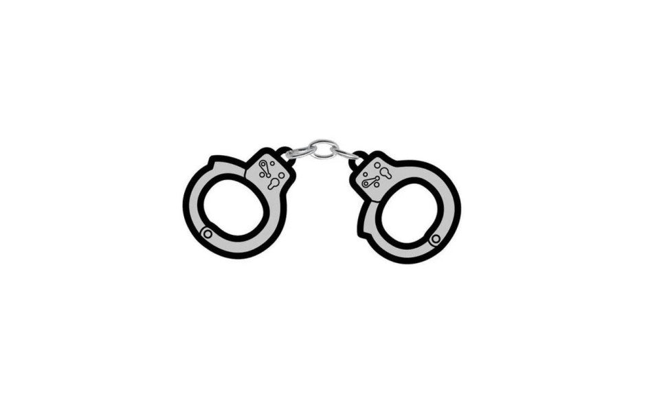 Handcuffs Enamel Pin - Just for you desires