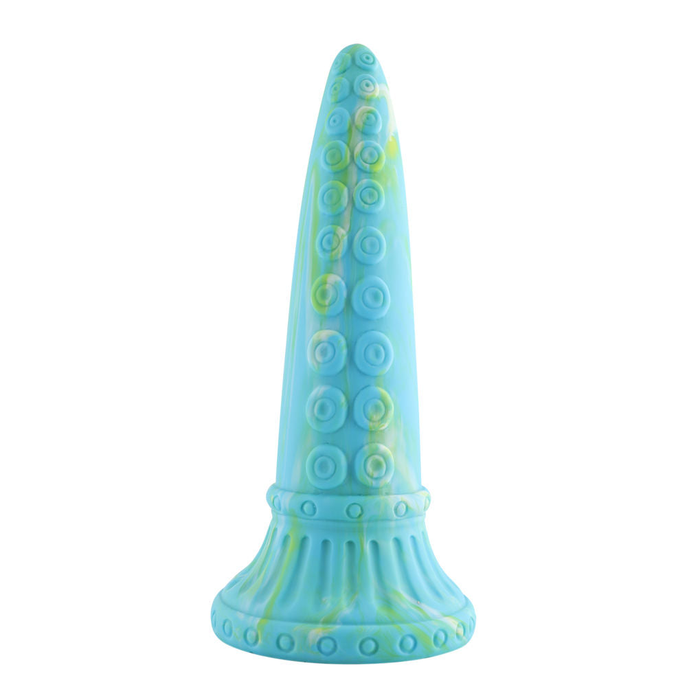 Hismith 10in Teal Anal Silicone Dildo with Suction Cup - Just for you desires