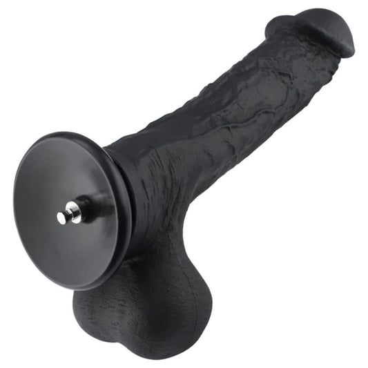 Hismith - 12.4" Silicone Black Super Size Dildo (KlicLok) - Just for you desires