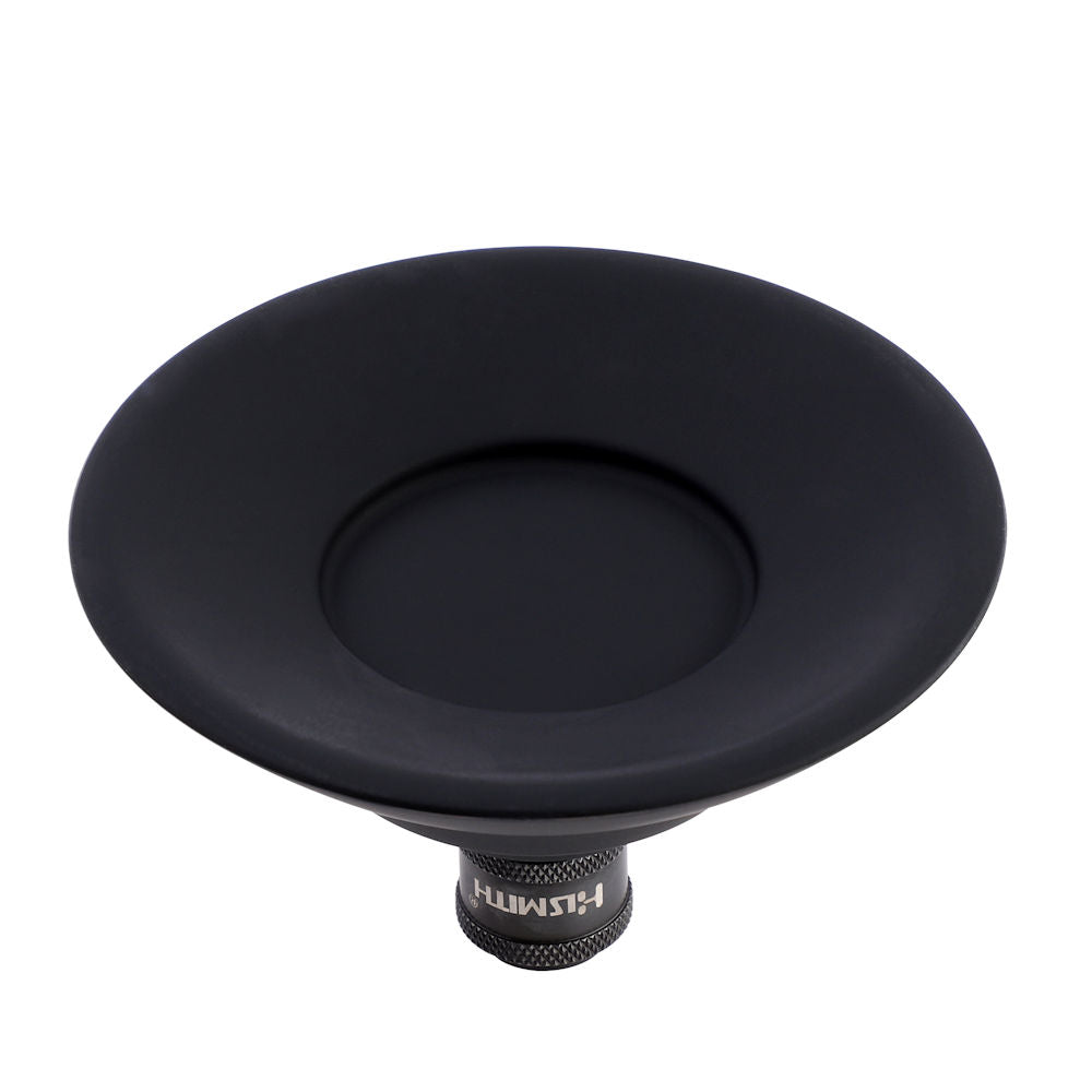 Hismith - 4.5" Black Silicone Suction Cup (KlicLok - Female) - Just for you desires