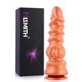 Hismith 8.5in Curved Giant Silicone Drilling Worm Novelty Dildo with Suction Cup - Just for you desires
