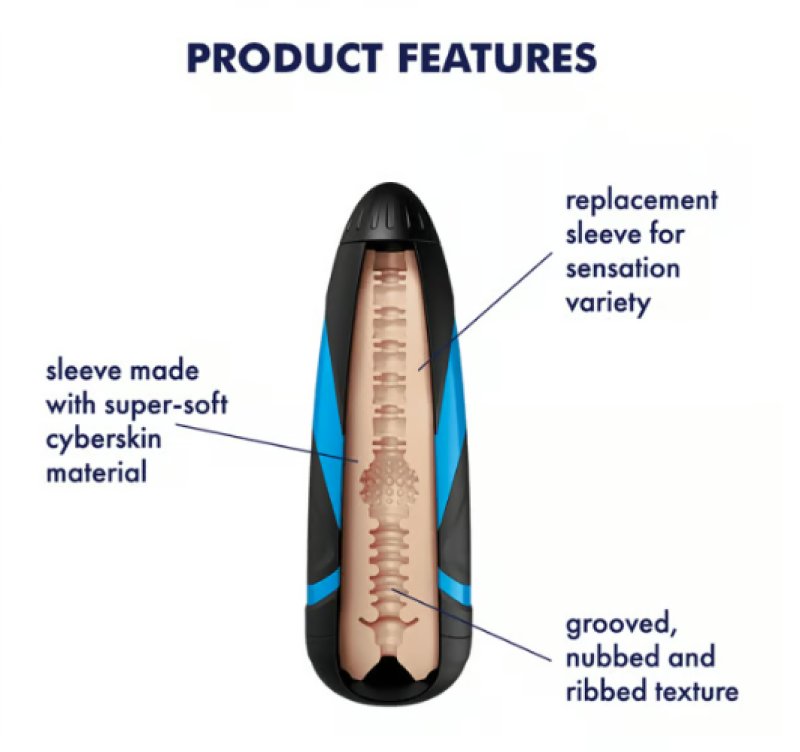 Satisfyer Men One Sleeve "Tri Delights" nude - Just for you desires