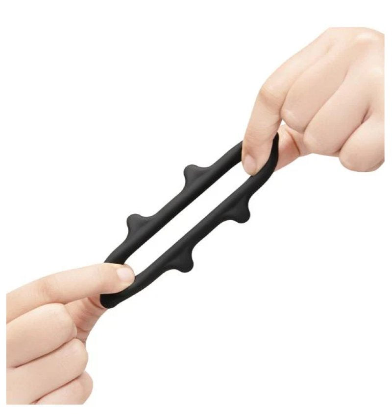 b-Vibe Flex Ring Spike - Silicone Cock Ring