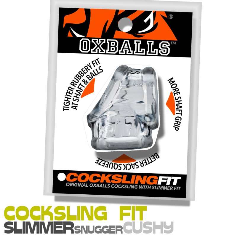 OXBALLS COCKSLING FIT sling CLEAR
