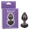 Jewel Small Black Diamond Heart Plug - Just for you desires