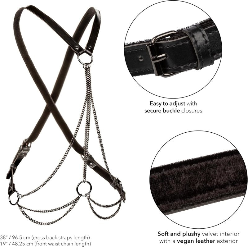 Euphoria Collection Plus Size Multi Chain Harness
