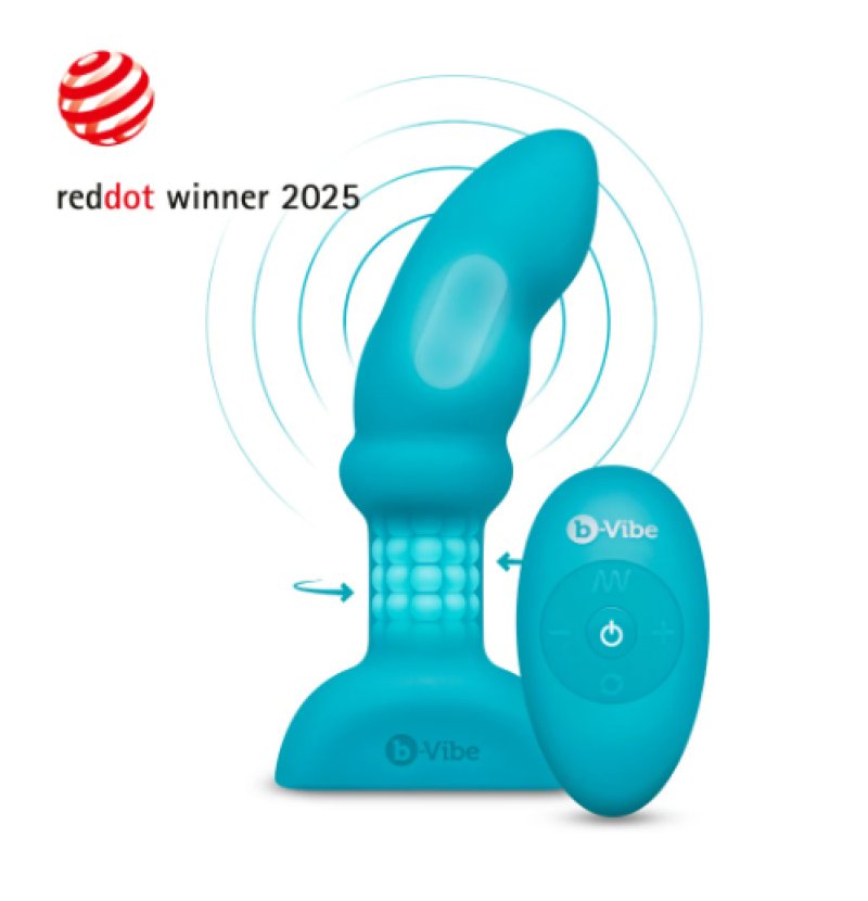 b-Vibe Remote Control Rimming P-Spot Plug - Just for you desires