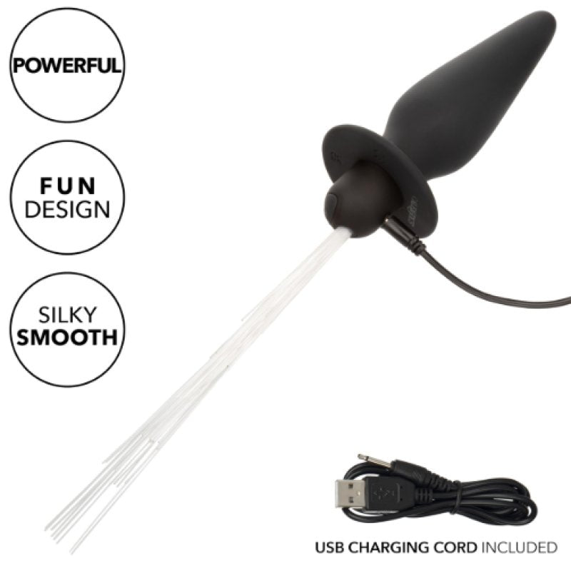 Southern Lights™ Vibrating Light Up Anal Probe - Black