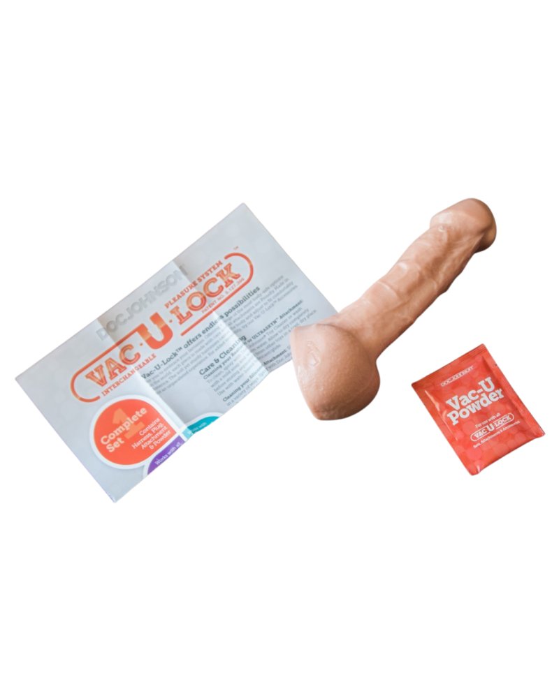 Vac-U-Lock Attachment - Perfect Realistic Erect Cock 7"****