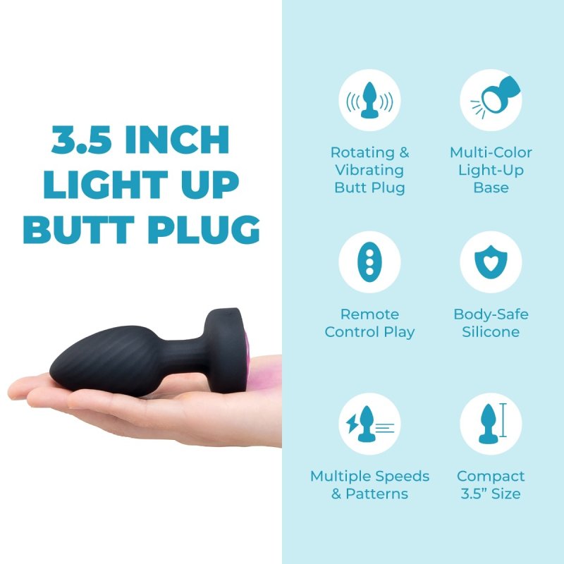 b-Vibe Light Up Butt Plug