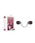 NAUGHTY MOMENT ANKLE CUFFS RED