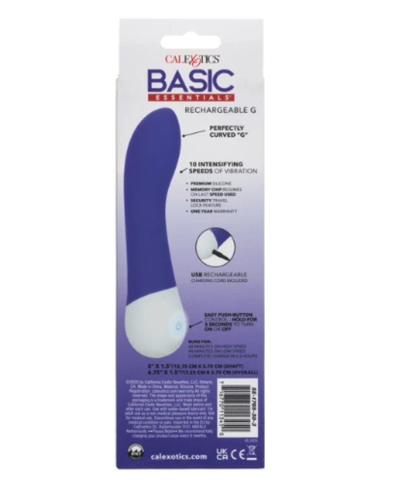 Basic Essentials Rechargeable G