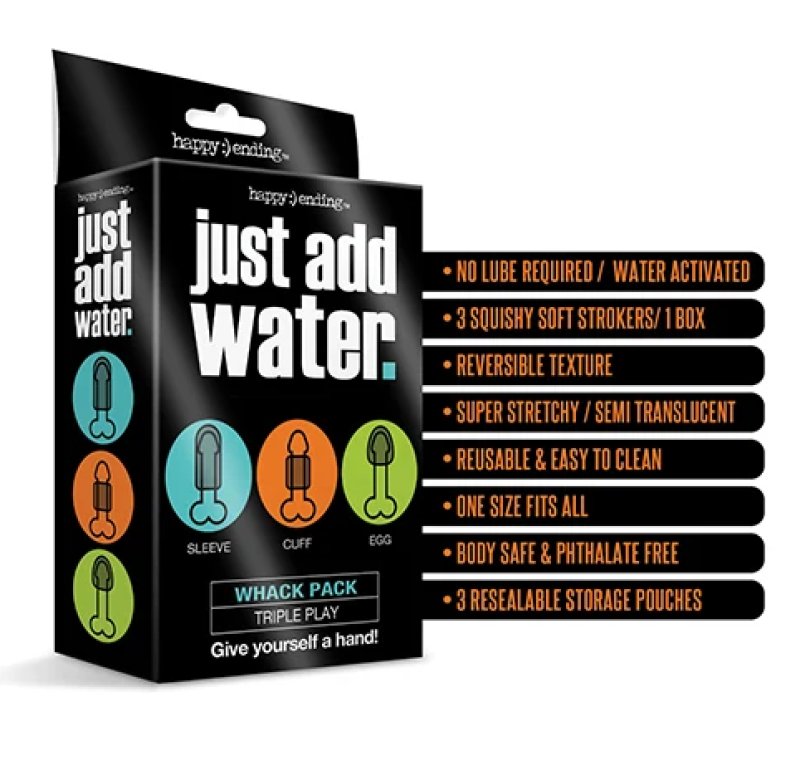 Happy Ending Just Add Water Whack Pack Triple Play****
