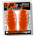 OXBALLS LANKYZ silicone nipsuckers ORANGE - Just for you desires