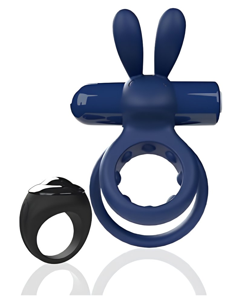 Screaming O Remote Controlled Ohare Vibrating Ring - Blue