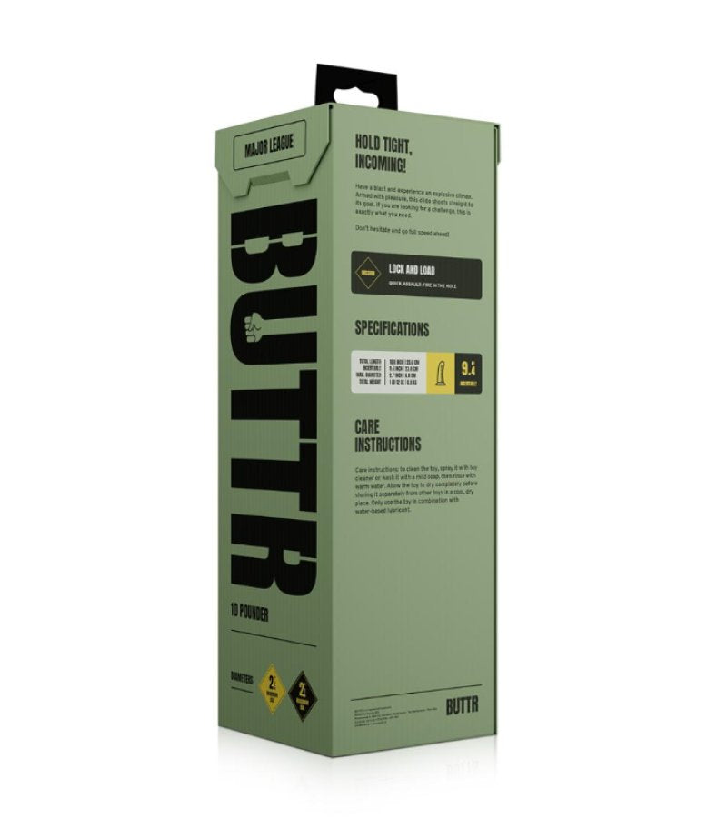 BUTTR - Double Ribbed Butt Plug - 26cm