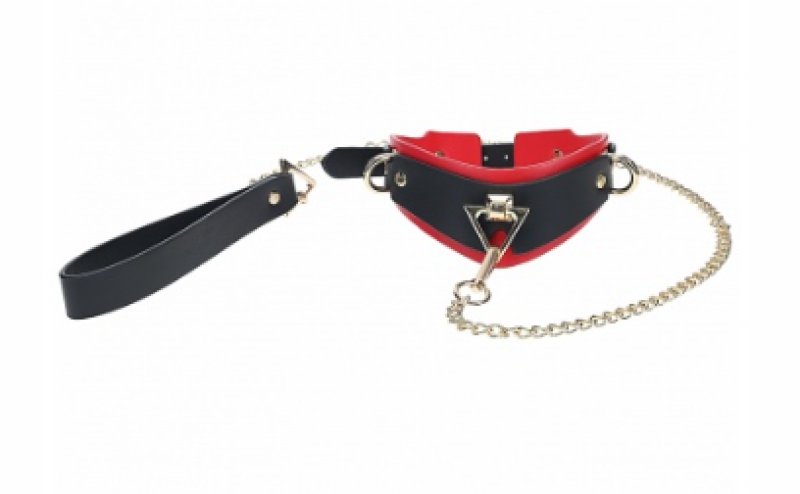Ouch! Milan Collection - Collar with Leash - Just for you desires