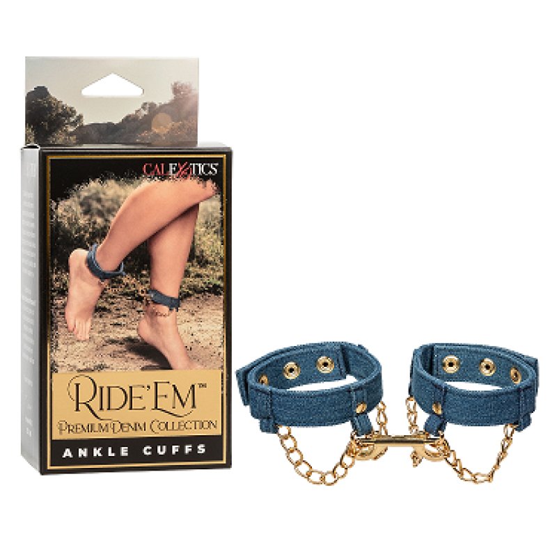 Ride 'Em Premium Denim Collection Ankle Cuffs**** - Just for you desires
