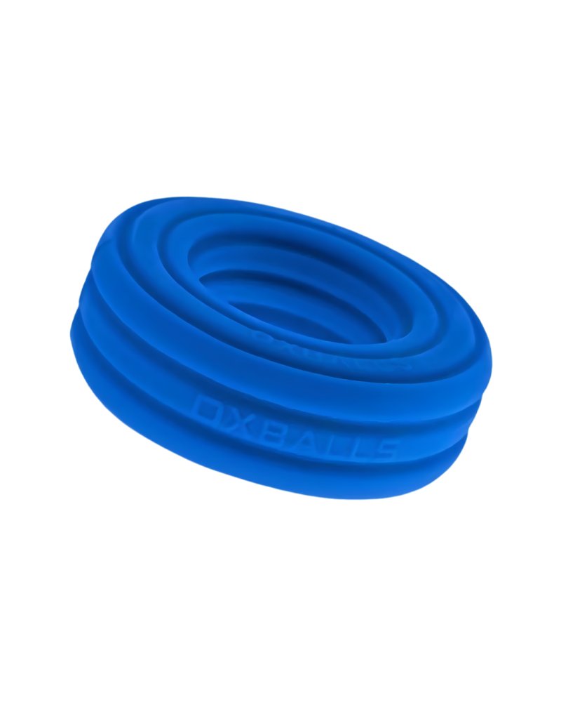 HUNKYJUNK ROTO grooved gripper-ribbed cockring TEAL FIZZ - Just for you desires