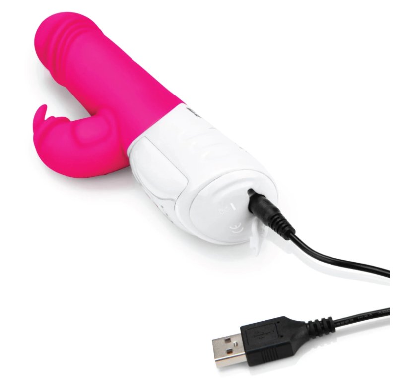 Rabbit Essentials Rechargeable Realistic Rabbit - Hot Pink