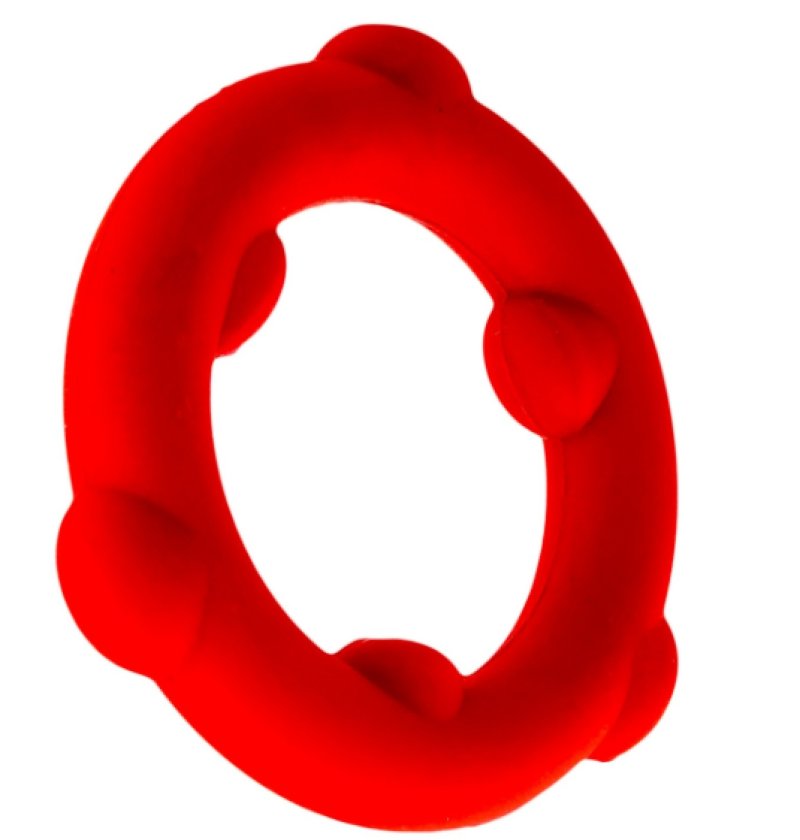 OXBALLS SPINNER single silicone ring RED
