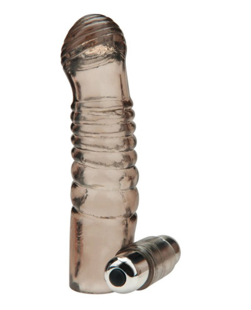 Blue Line 5.25" Vibrating Penis Enhancing Sleeve Extension