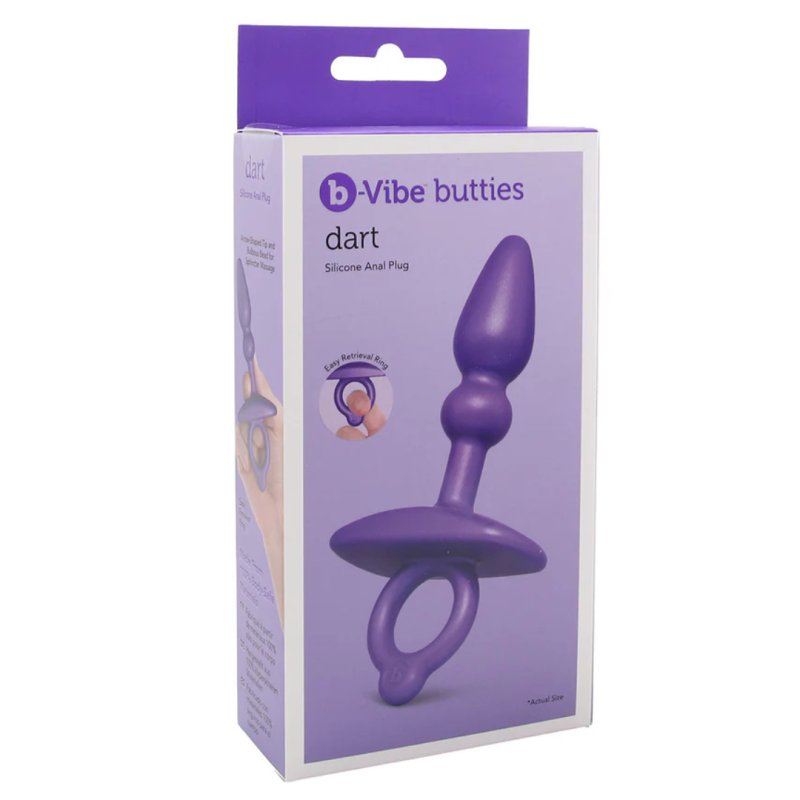 b-Vibe Butties Dart Silicone Anal Plug