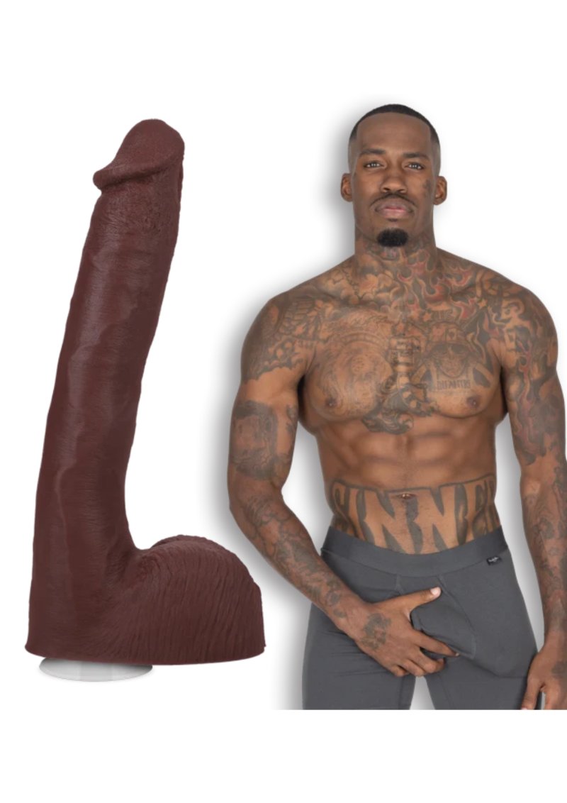 Signature Cocks - Pressure - 10 Inch ULTRASKYN Cock with Removable Vac-U-Lock Suction Cup
