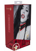 Ouch! Milan Collection - Collar with Leash - Just for you desires