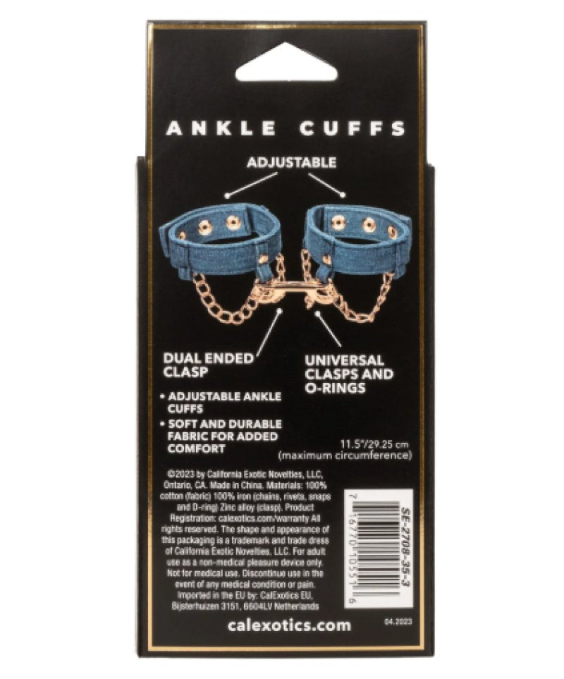 Ride 'Em Premium Denim Collection Ankle Cuffs**** - Just for you desires