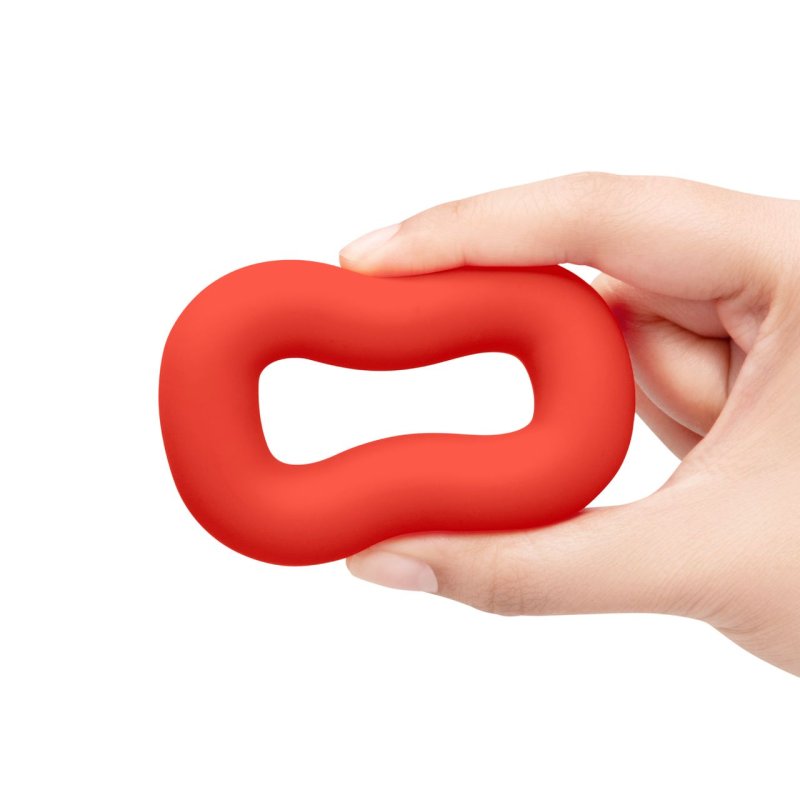 b-Vibe Flex Ring Bulk - Silicone Cock Ring - Red