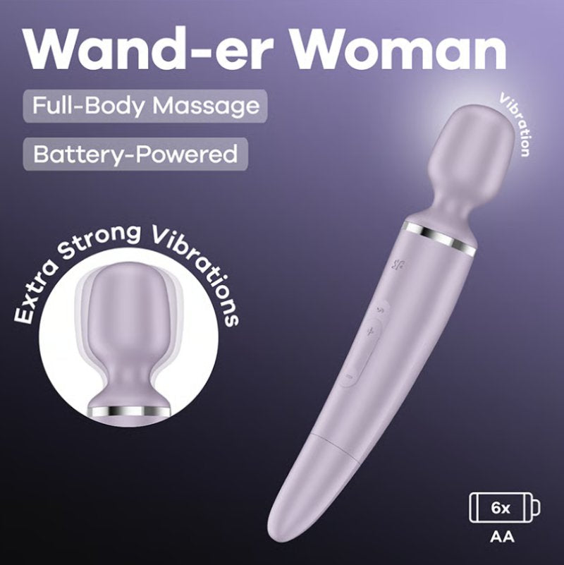 Satisfyer Wand-er Women battery Series violet - Just for you desires