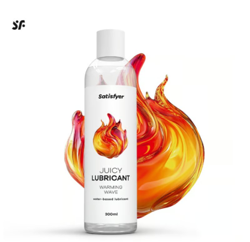 Satisfyer Juicy Lubricant, 300ml (water) Warm Wave