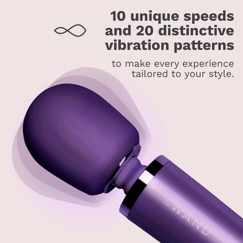 LE WAND PURPLE RECHARGEABLE VIBRATING MASSAGER