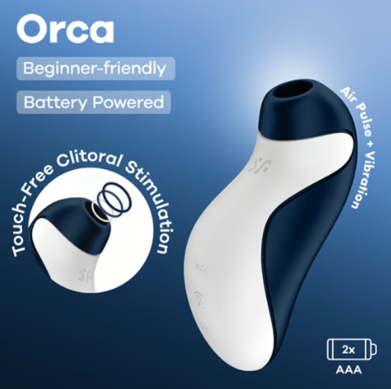 Satisfyer Orca Battery Series blue & white - Just for you desires