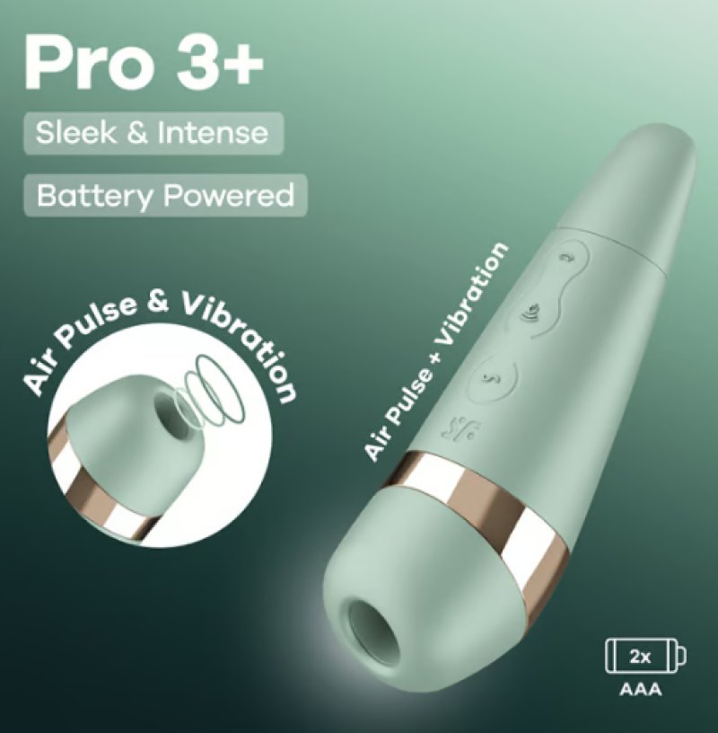 Satisfyer Pro 3+ Battery Series mint