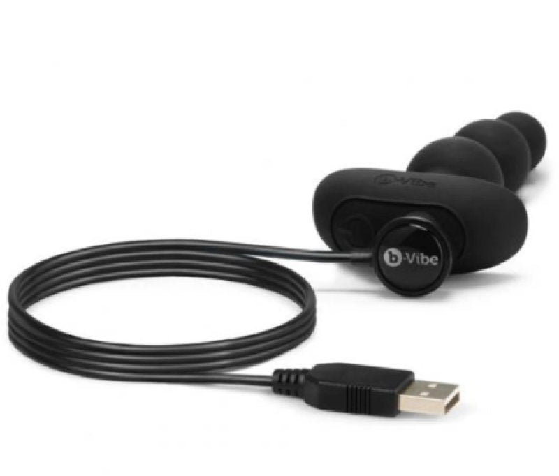 b-Vibe Triplet Anal Beads Black - Just for you desires