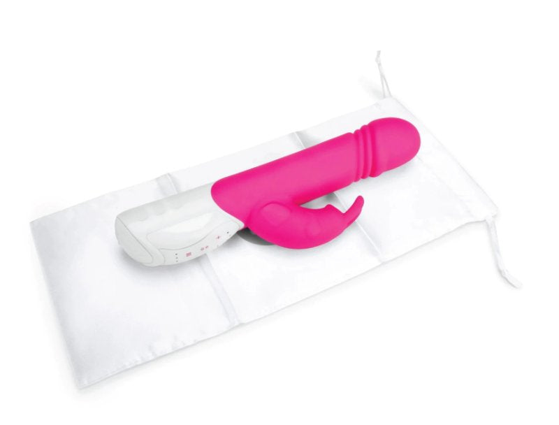 Rabbit Essentials Rechargeable Realistic Rabbit - Hot Pink