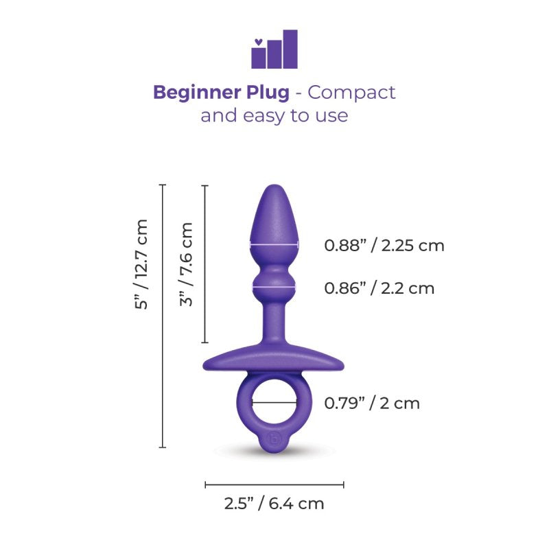 b-Vibe Butties Dart Silicone Anal Plug