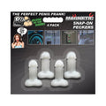 Big Ballers Glow-in-the-Dark Magnetic Snap-On Peckers - 4 Pack - Just for you desires