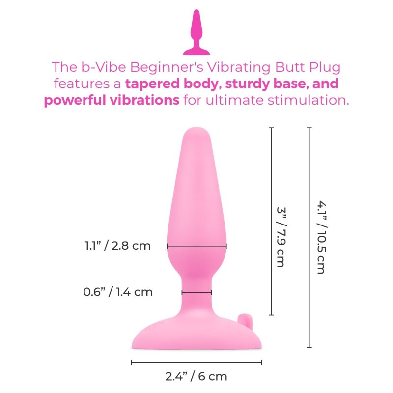 b-Vibe Begginer's Vibrating Butt Plug