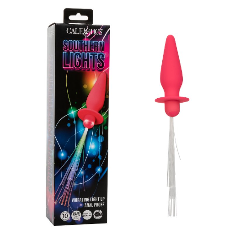 Southern Lights™ Vibrating Light Up Anal Probe - Pink**** - Just for you desires
