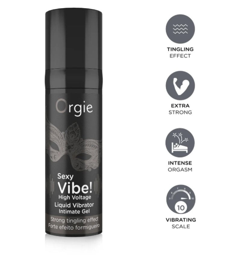 Orgie Sexy Vibe! High Voltage Liquid Vibrator 15ml