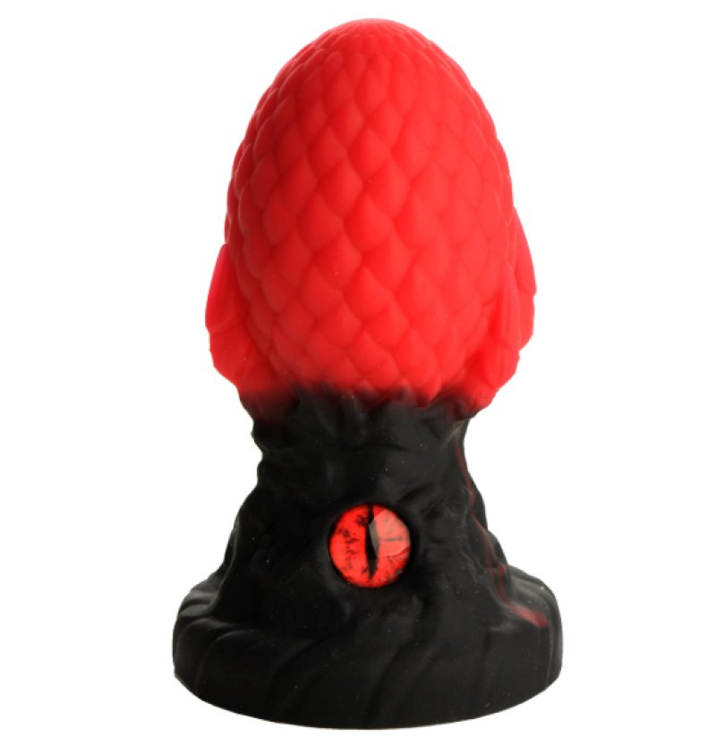 Creature Cocks Eye of the Dragon Silicone Butt Plug - Red