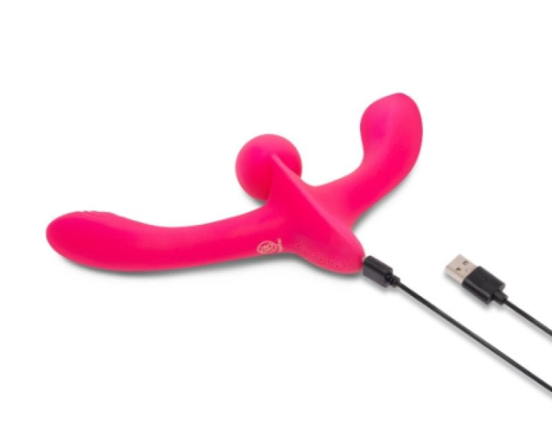 Together Toy Double Tap Dual-Ended Vibrating Strapless Strap-on