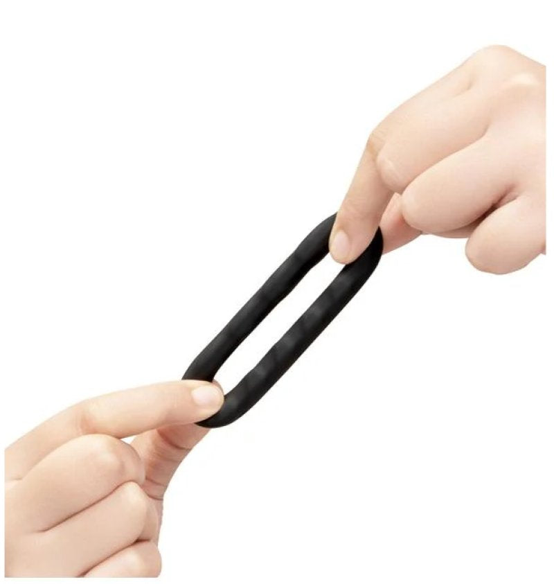 b-Vibe Flex Ring Tread - Silicone Cock Ring - Just for you desires